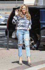 SOFIA VERGARA Arrives on the Set of America