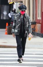 SUSAN SARANDON Out for Coffee in New York 03/26/2021