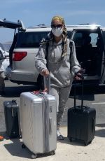 TAMAR BRAXTON at Airport in Cabo San Lucas 03/25/2021