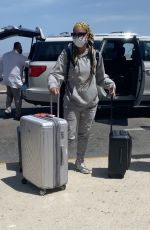 TAMAR BRAXTON at Airport in Cabo San Lucas 03/25/2021