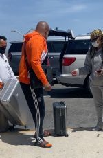 TAMAR BRAXTON at Airport in Cabo San Lucas 03/25/2021