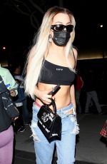 TANA MONGEAU and Tyla Yaweh at Boa Steakhouse in West Hollywood 03/05/2021