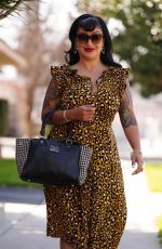 TANIA ESTRADA Arrives at JAM Studios in Los Angeles 03/16/2021