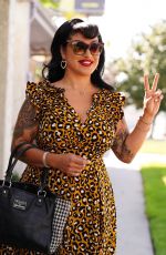 TANIA ESTRADA Arrives at JAM Studios in Los Angeles 03/16/2021