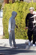 TARYN MANNING Out with Her Dogs in Palm Springs 03/09/2021