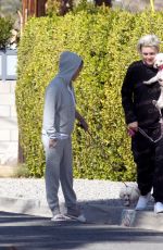 TARYN MANNING Out with Her Dogs in Palm Springs 03/09/2021