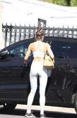 TAYLOR HILL Leaves a Gym in Beverly Hills 03/02/2021