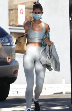 TAYLOR HILL Leaves a Gym in Beverly Hills 03/02/2021