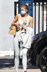 TAYLOR HILL Leaves a Gym in Beverly Hills 03/02/2021