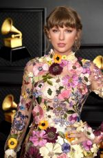 TAYLOR SWIFT at 2021 Grammy Awards in Los Angeles 03/14/2021