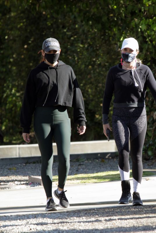 TEDDI JO MELLENCAMO Out Jogging with a Friend in Los Angeles 03/19/2021