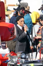 TESSA THOMPSON on Set of a Movie in Sydney 03/05/2021