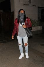 TIFFANY HADDISH at Catch LA in West Hollywood 03/11/2021