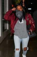 TIFFANY HADDISH at Catch LA in West Hollywood 03/11/2021