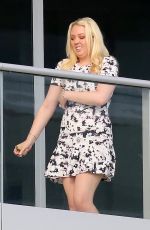 TIFFANY TRUMP on a Balcony in Miami 03/10/2021