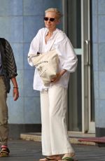 TILDA SWINTON at a Hair Salon in Sydney 03/25/2021