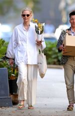 TILDA SWINTON at a Hair Salon in Sydney 03/25/2021