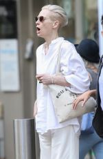 TILDA SWINTON at a Hair Salon in Sydney 03/25/2021