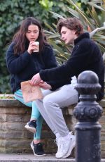 VANESSA BAUER Out a Park in West London 03/02/2021