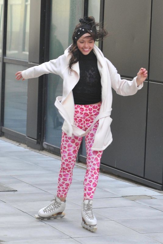 VANESSA BAUER Out in Blackpool 03/12/2021