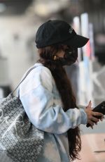 VANESSA HUDGENS at LAX Airport in Los Angeles 03/03/2021