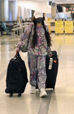 VANESSA HUDGENS at LAX Airport in Los Angeles 03/31/2021