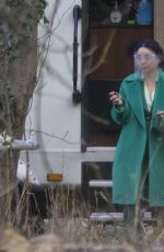 VANESSA HUDGENS on the Set of The Princess Switch 3 in Longniddry 02/27/2021