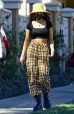 VANESSA HUDGENS Outside a Senior Care Facility in Los Angeles 03/03/2021