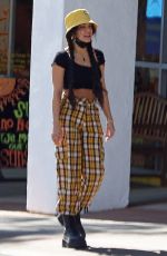 VANESSA HUDGENS Outside a Senior Care Facility in Los Angeles 03/03/2021