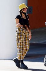 VANESSA HUDGENS Outside a Senior Care Facility in Los Angeles 03/03/2021