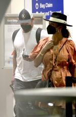 VANESSA MINNILLO Arrives at LAX Airport in Los Angeles 03/23/2021