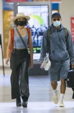 VANESSA VALLADARES at Airport in Melbourne 03/29/2021