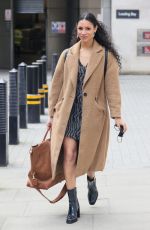 VICK HOPE Leaves Morning Live TV in London 03/24/2021