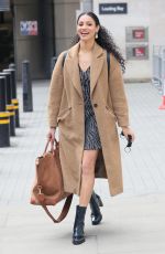 VICK HOPE Leaves Morning Live TV in London 03/24/2021