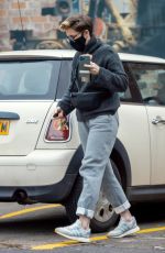 VICKY MCCLURE Leaves a Recording Studio in Nottingham 03/18/2021
