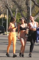 VICTORIA JUSTICE and MADISON REED Leaves a Gym in Los Angeles 03/01/2021