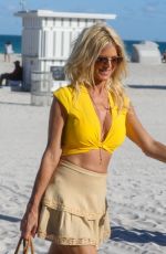 VICTORIA SILVSTEDT Out on the Beach in Miami 03/05/2021
