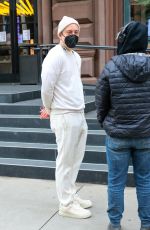 WHITNEY PEAK, ELI BROWN and Joshua Safran on the Set of Gossip Girl 03/24/2021