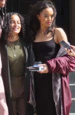 WHITNEY PEAK on the Set of Gossip Girl in New York 03/23/2021