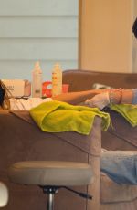 WHITNEY PORT Getting a Mani-pedi in Los Angeles 03/25/2021