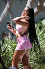 WINNIE HARLOW in Bikini at a Beach in Miami 03/28/2021