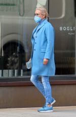 YOLANDA HADID Out in New York 03/11/2021