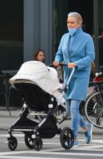 YOLANDA HADID Out in New York 03/11/2021