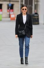 ZOE HARDMAN Arrives at Heart Radio in London 03/14/2021