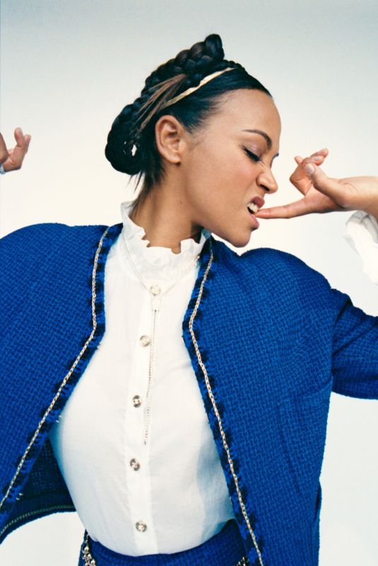 ZOE SALDANA in Flaunt Magazine, Spring 2021