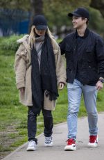 ABBIE QUINN Out at a Park in London 04/02/2021