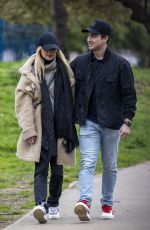 ABBIE QUINN Out at a Park in London 04/02/2021