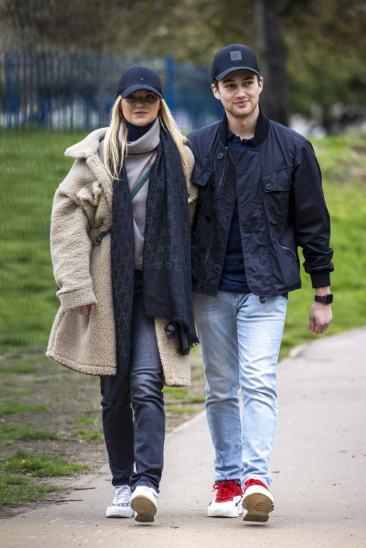 ABBIE QUINN Out at a Park in London 04/02/2021