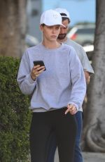 ABBY CHAMPION and Patrick Schwarzenegger Out in West Hollywood 04/06/2021