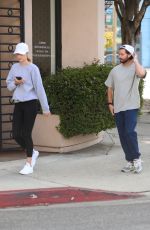 ABBY CHAMPION and Patrick Schwarzenegger Out in West Hollywood 04/06/2021